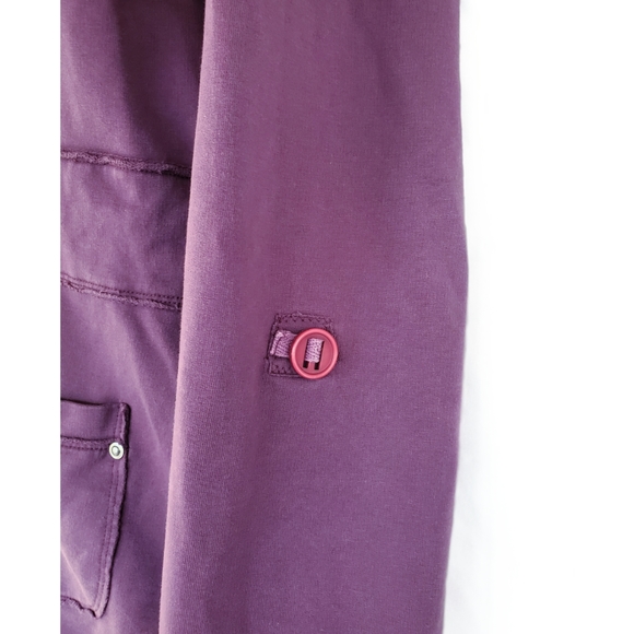Lolë▪️Collared Zip Up Jacket in Purple - Picture 4 of 8